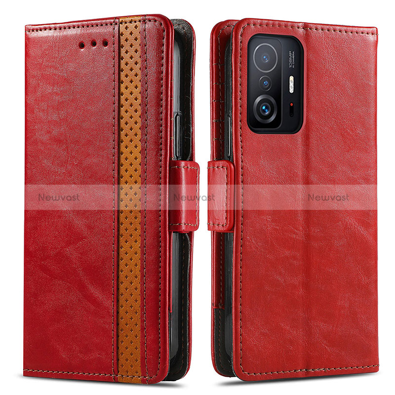 Leather Case Stands Flip Cover Holder S02D for Xiaomi Mi 11T 5G