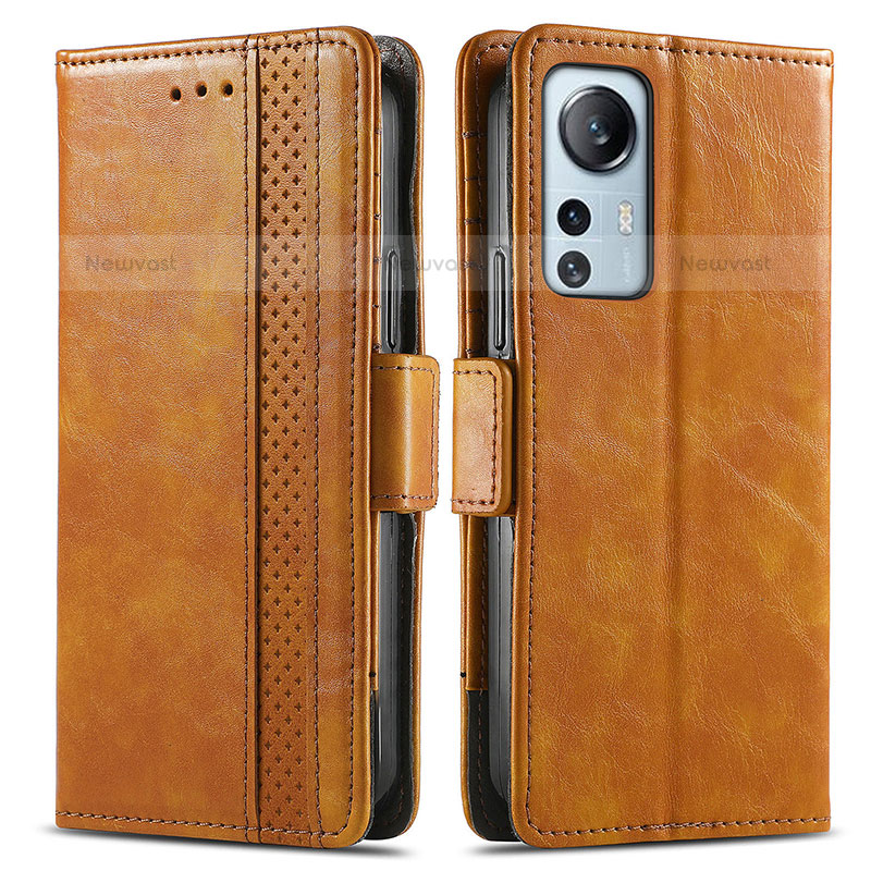 Leather Case Stands Flip Cover Holder S02D for Xiaomi Mi 12S 5G