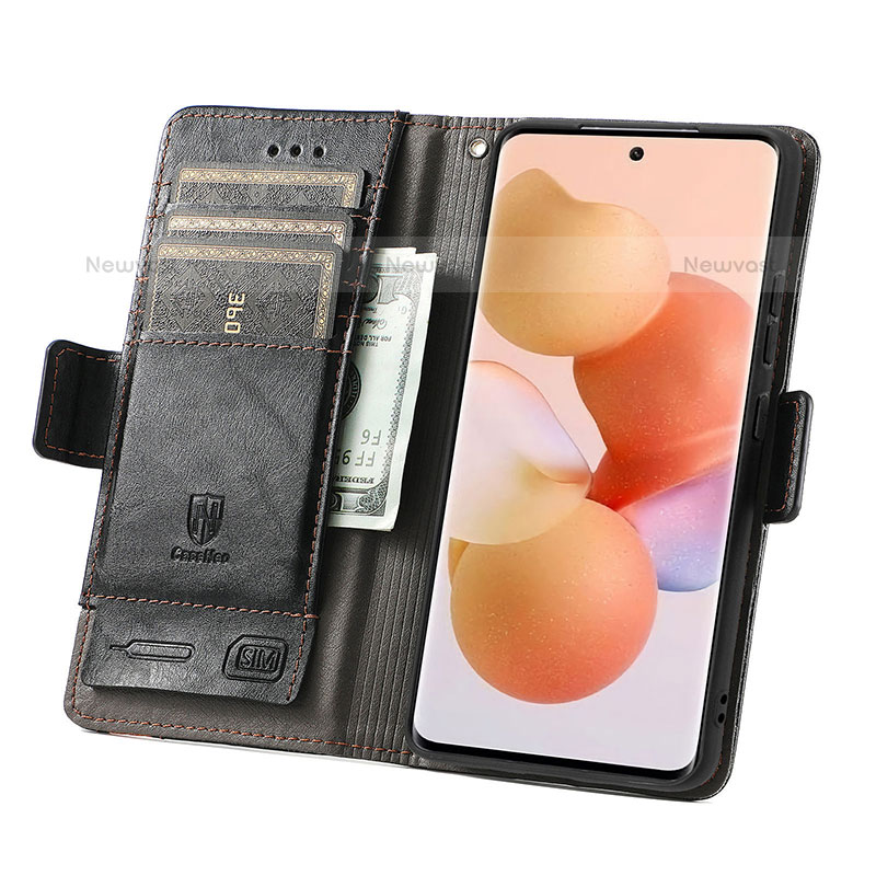 Leather Case Stands Flip Cover Holder S02D for Xiaomi Mi 12S 5G