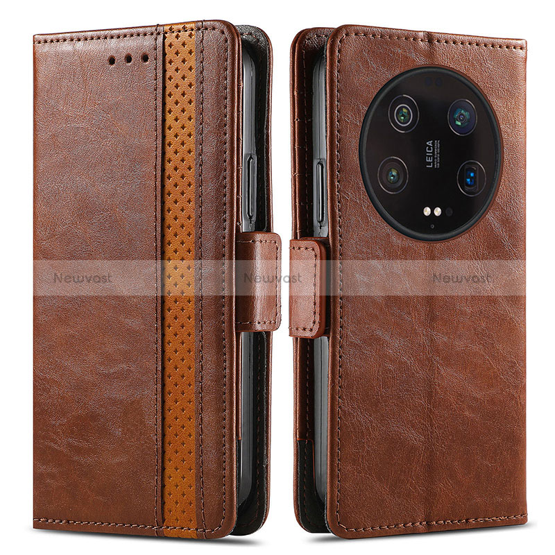 Leather Case Stands Flip Cover Holder S02D for Xiaomi Mi 13 Ultra 5G