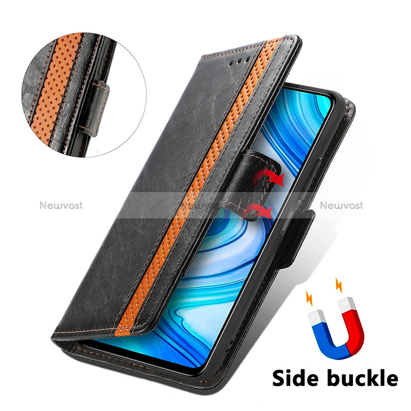 Leather Case Stands Flip Cover Holder S02D for Xiaomi Poco M2 Pro