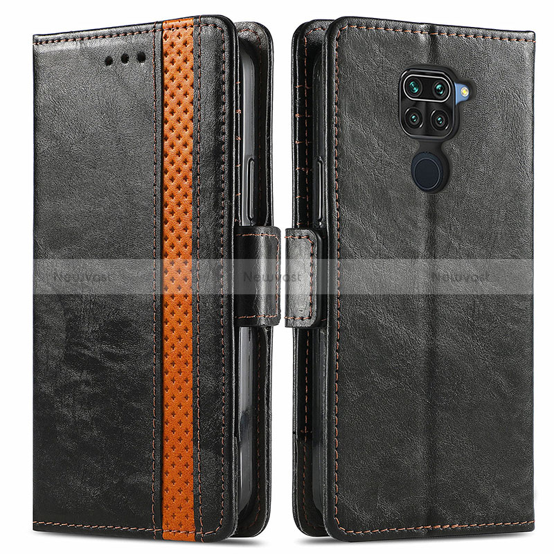 Leather Case Stands Flip Cover Holder S02D for Xiaomi Redmi 10X 4G