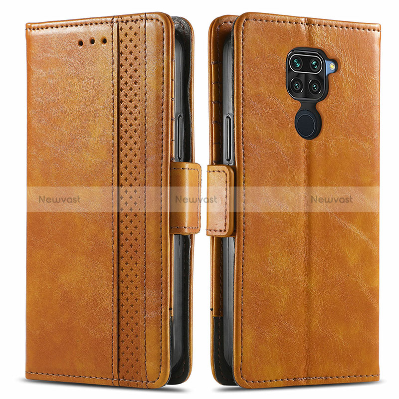 Leather Case Stands Flip Cover Holder S02D for Xiaomi Redmi 10X 4G