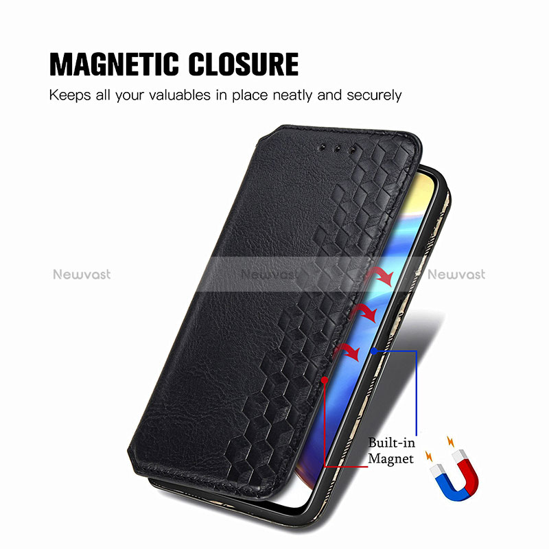 Leather Case Stands Flip Cover Holder S02D for Xiaomi Redmi K30S 5G