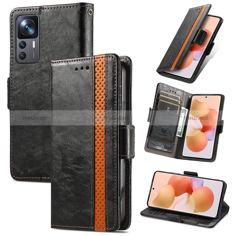 Leather Case Stands Flip Cover Holder S02D for Xiaomi Redmi K50 Ultra 5G