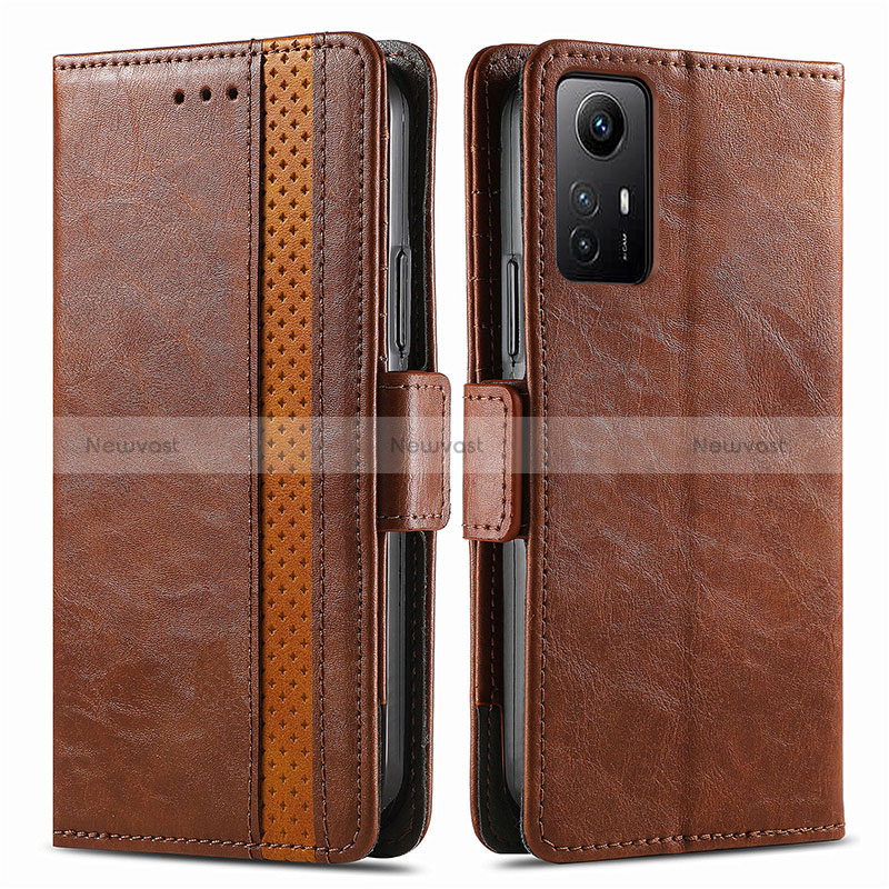 Leather Case Stands Flip Cover Holder S02D for Xiaomi Redmi Note 12S