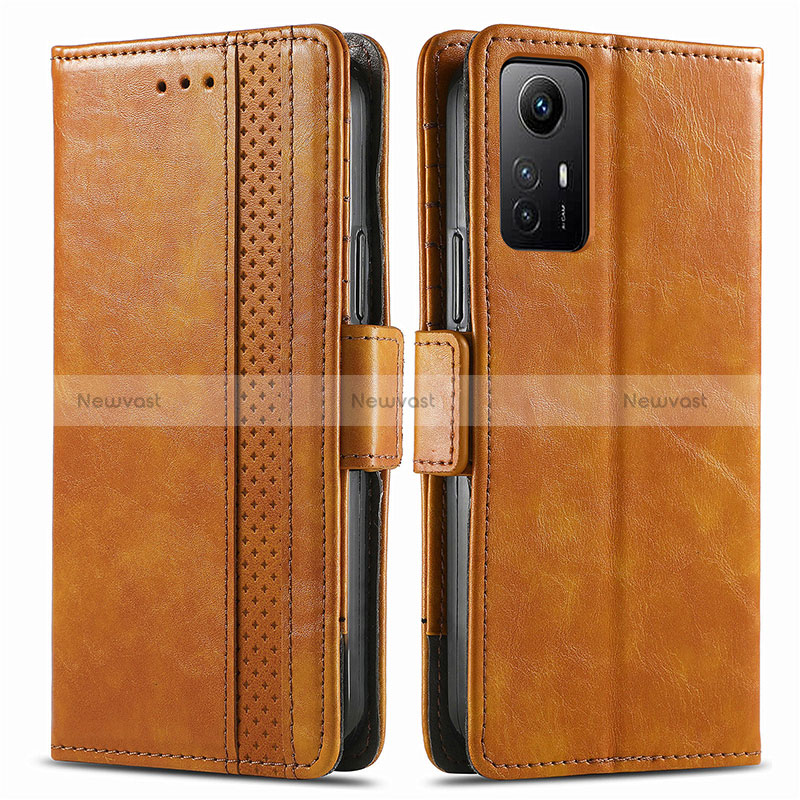 Leather Case Stands Flip Cover Holder S02D for Xiaomi Redmi Note 12S