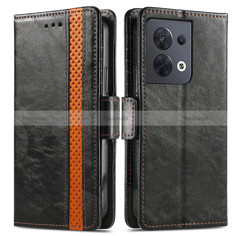 Leather Case Stands Flip Cover Holder S02D for Xiaomi Redmi Note 13 Pro 5G