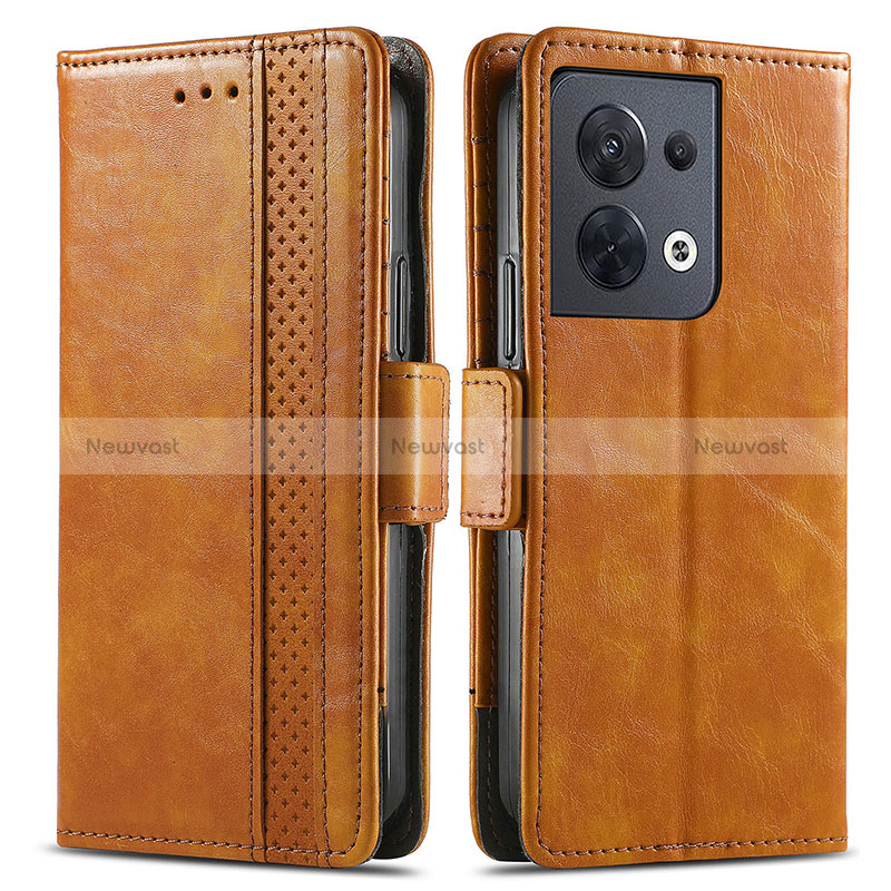 Leather Case Stands Flip Cover Holder S02D for Xiaomi Redmi Note 13 Pro 5G