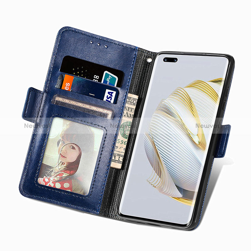 Leather Case Stands Flip Cover Holder S03D for Huawei Nova 10 Pro