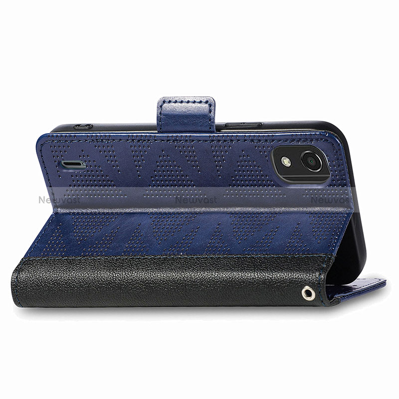 Leather Case Stands Flip Cover Holder S03D for Nokia C2 2nd Edition