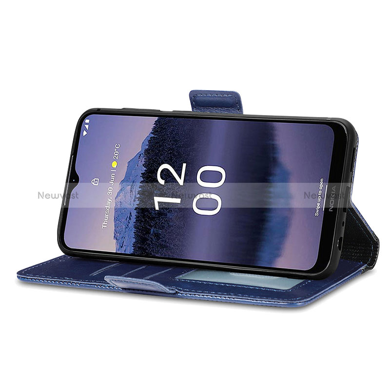 Leather Case Stands Flip Cover Holder S03D for Nokia C21 Plus