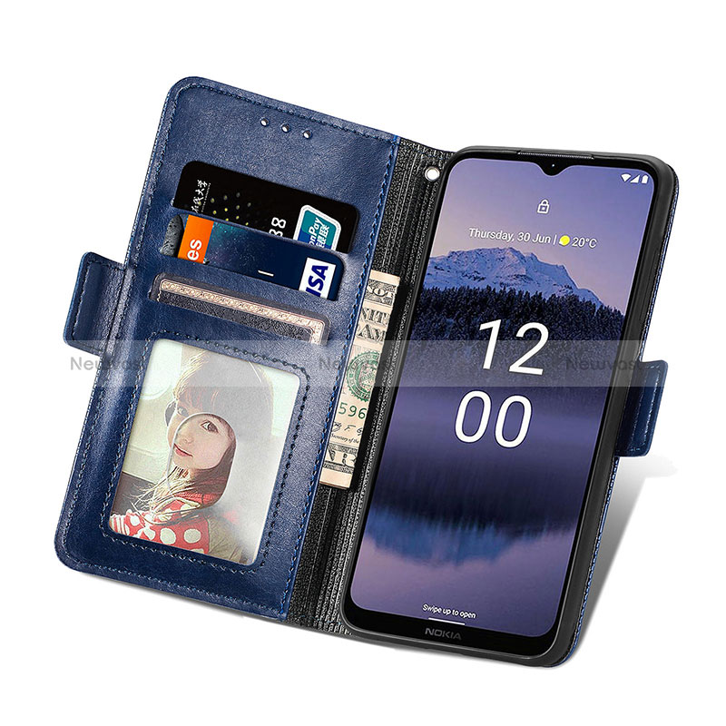 Leather Case Stands Flip Cover Holder S03D for Nokia G11 Plus