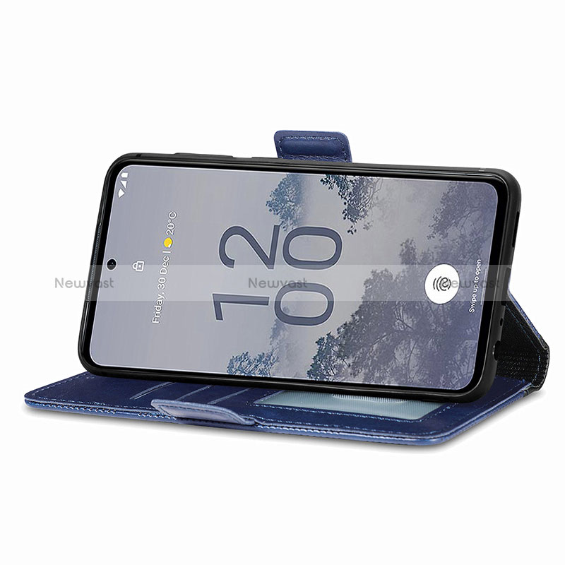 Leather Case Stands Flip Cover Holder S03D for Nokia X30 5G