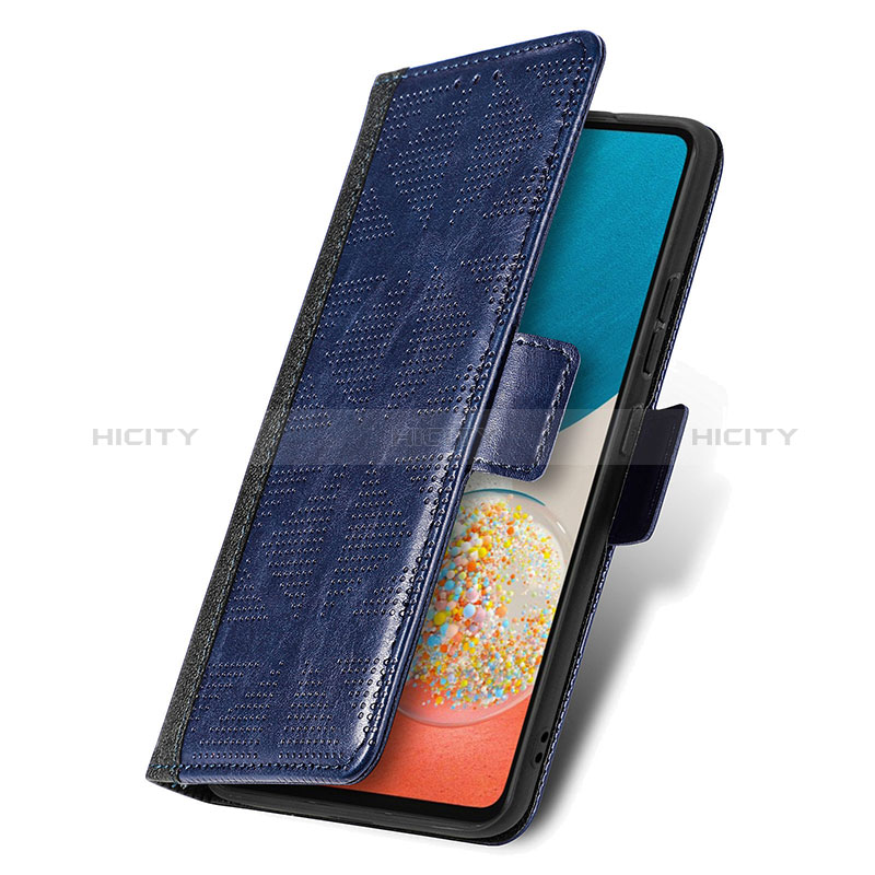 Leather Case Stands Flip Cover Holder S03D for Samsung Galaxy A53 5G