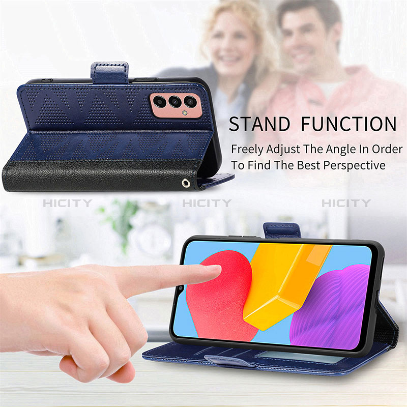 Leather Case Stands Flip Cover Holder S03D for Samsung Galaxy F13 4G