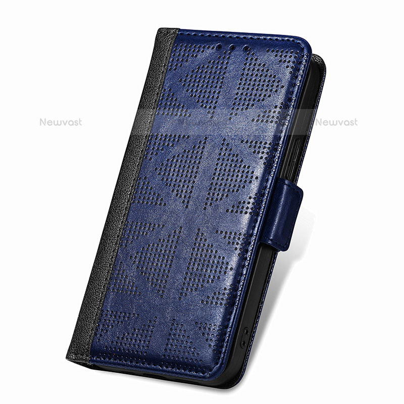 Leather Case Stands Flip Cover Holder S03D for Samsung Galaxy S21 Ultra 5G