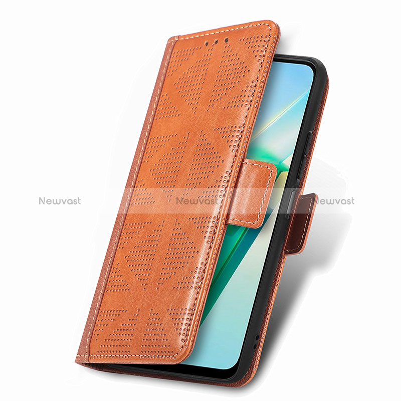 Leather Case Stands Flip Cover Holder S03D for Vivo Y73t