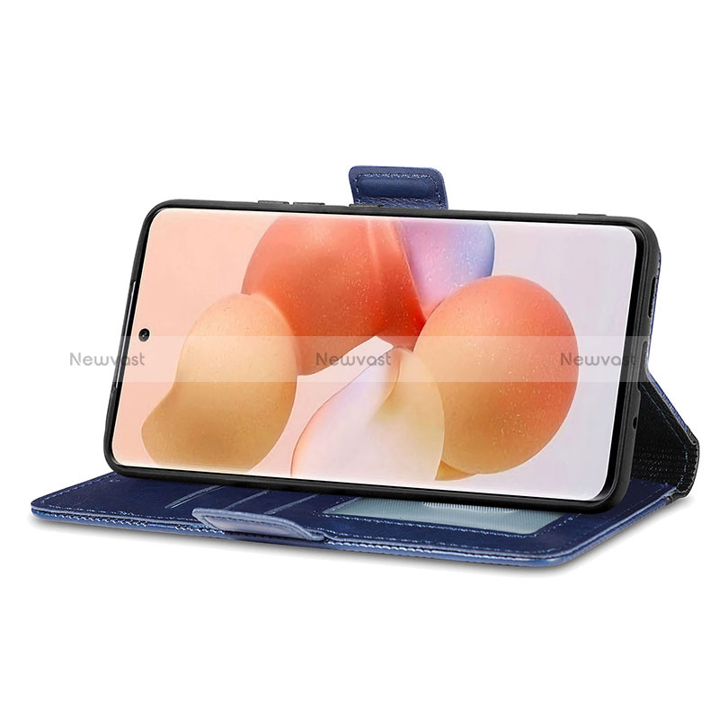 Leather Case Stands Flip Cover Holder S03D for Xiaomi Mi 12T 5G