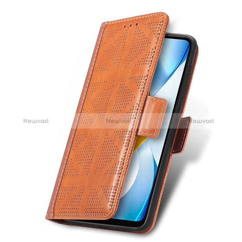 Leather Case Stands Flip Cover Holder S03D for Xiaomi Poco C40