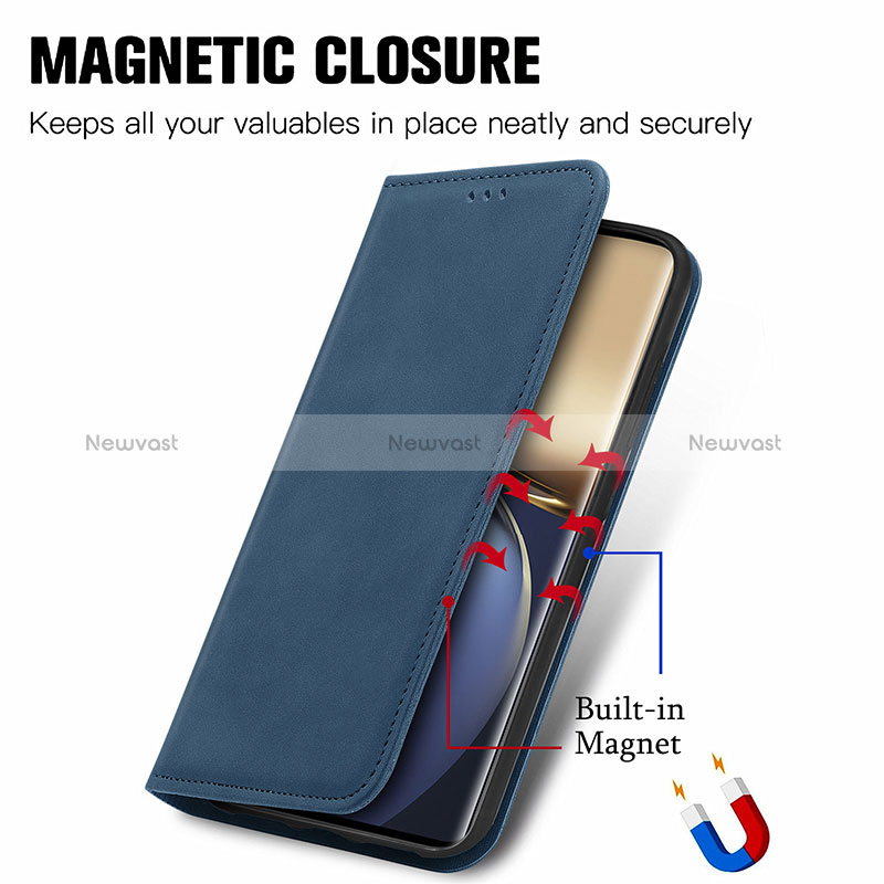 Leather Case Stands Flip Cover Holder S04D for Huawei Honor Magic3 Pro 5G