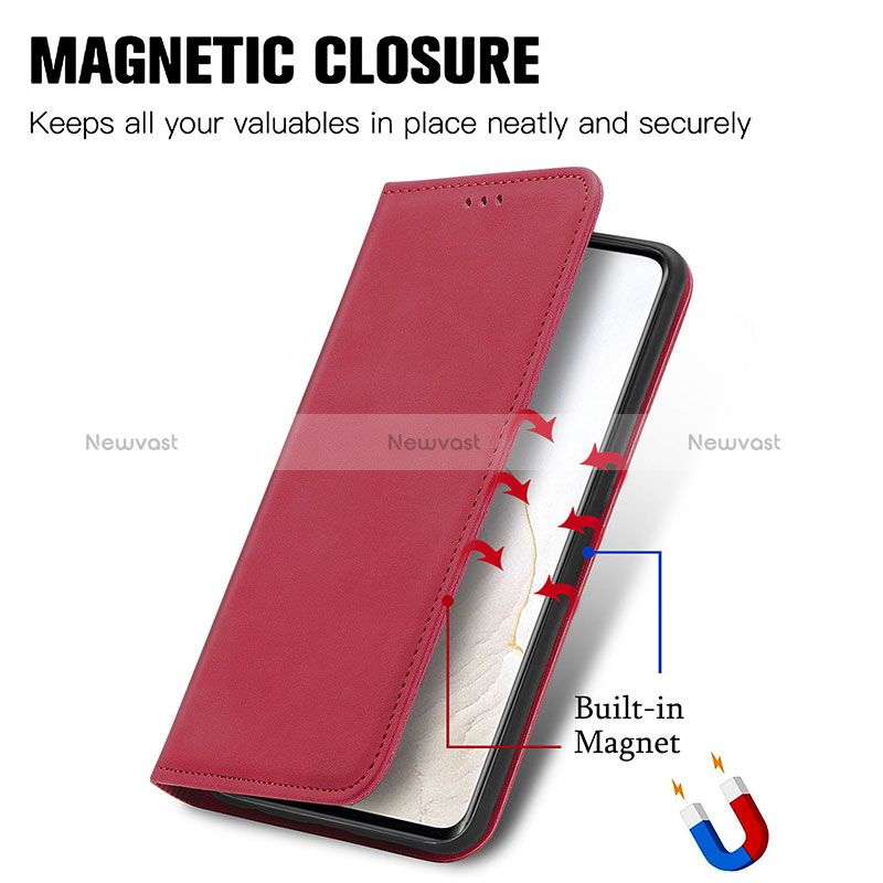 Leather Case Stands Flip Cover Holder S04D for Realme GT Master Explorer 5G