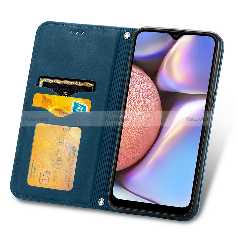 Leather Case Stands Flip Cover Holder S04D for Samsung Galaxy A10s