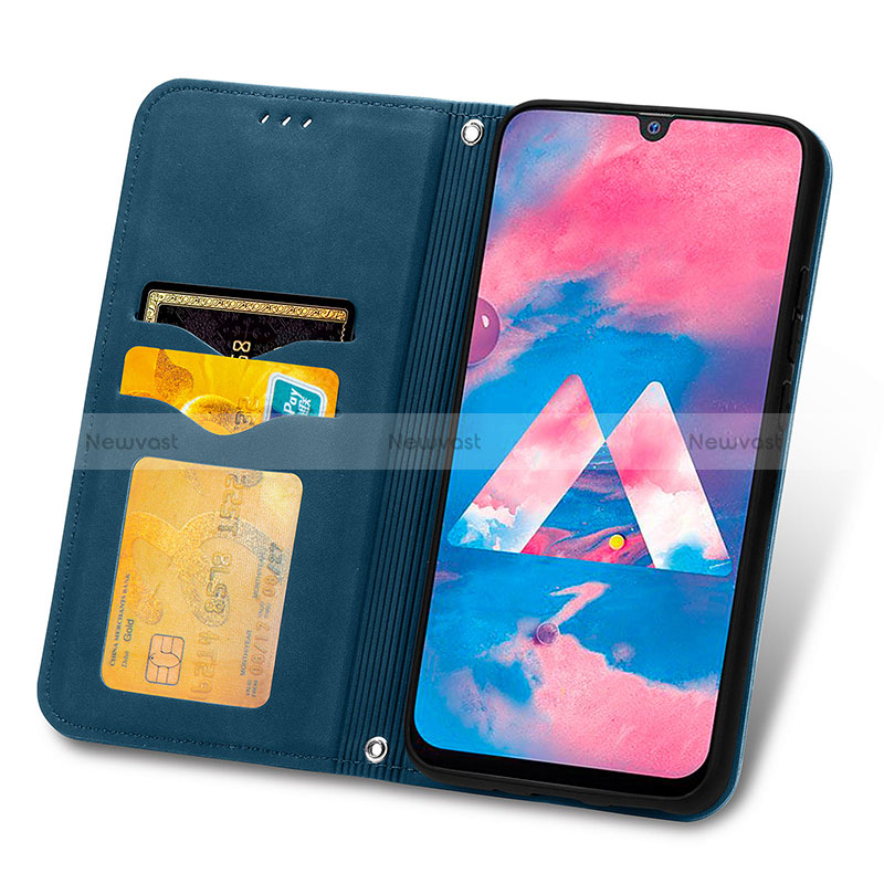 Leather Case Stands Flip Cover Holder S04D for Samsung Galaxy A40s