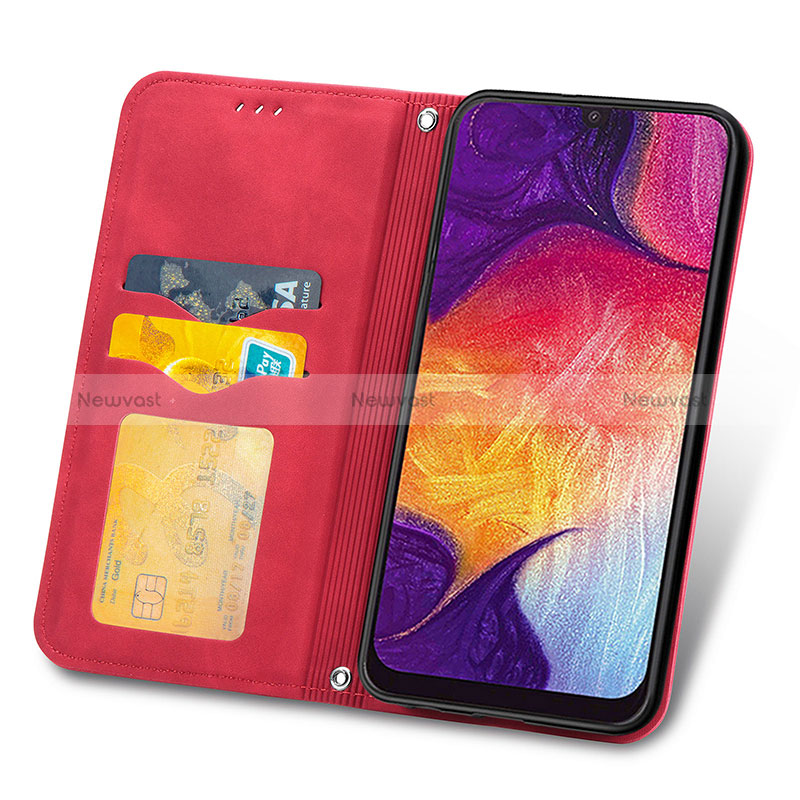 Leather Case Stands Flip Cover Holder S04D for Samsung Galaxy A70S