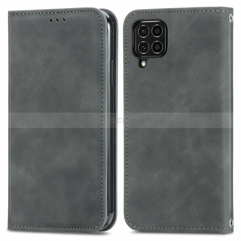Leather Case Stands Flip Cover Holder S04D for Samsung Galaxy F62 5G