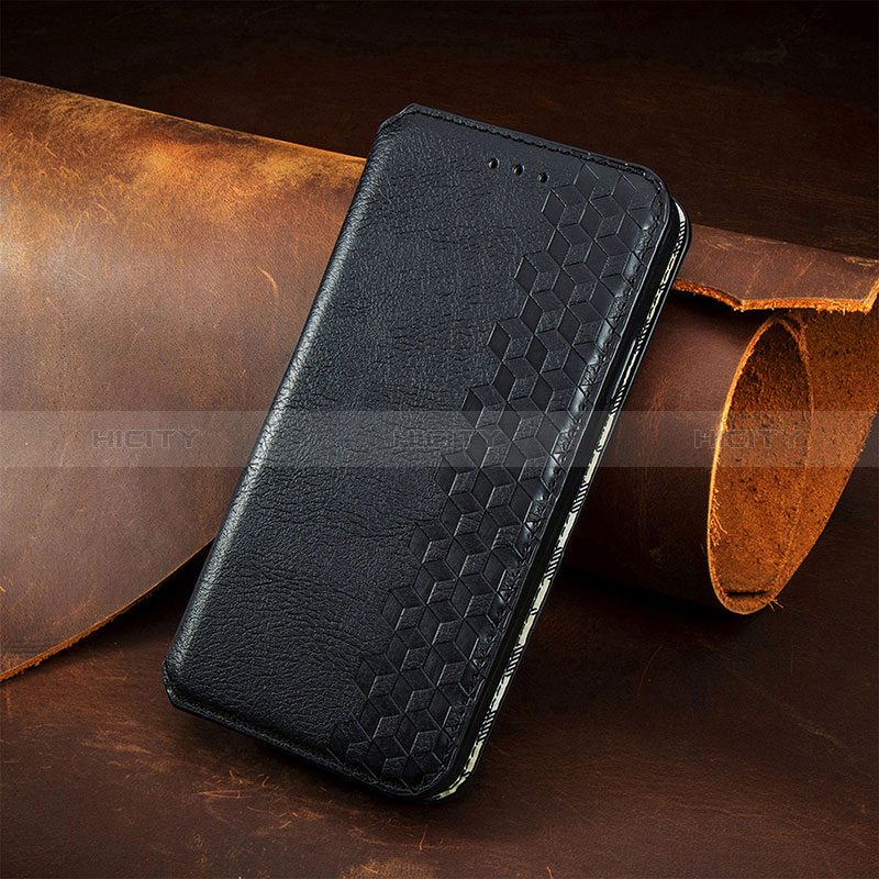 Leather Case Stands Flip Cover Holder S04D for Samsung Galaxy M13 4G