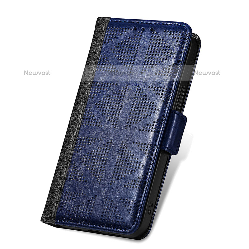 Leather Case Stands Flip Cover Holder S04D for Samsung Galaxy XCover 6 Pro 5G