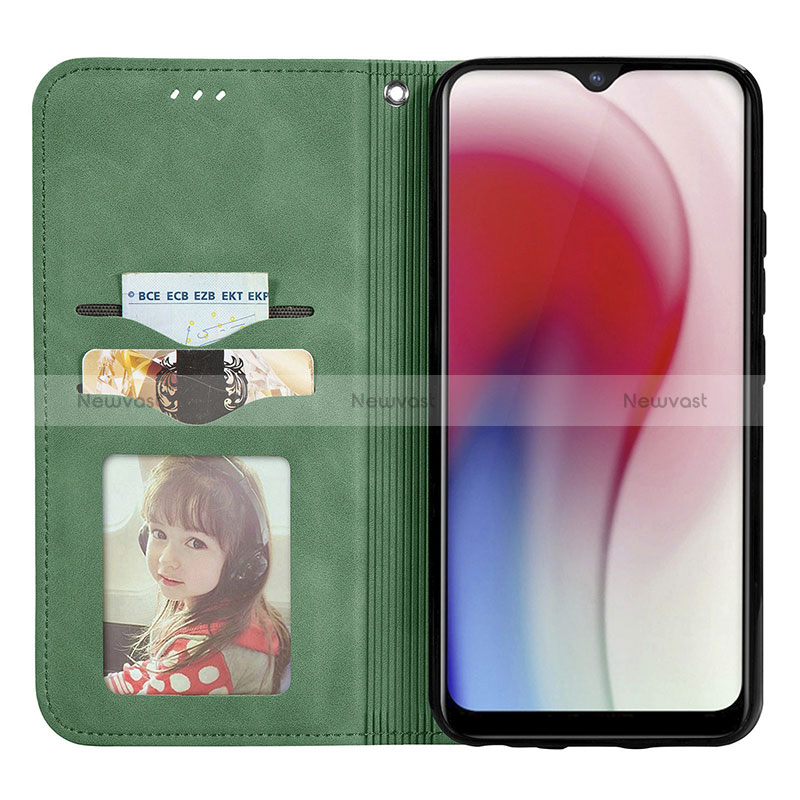 Leather Case Stands Flip Cover Holder S04D for Vivo Y11