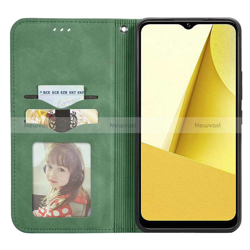 Leather Case Stands Flip Cover Holder S04D for Vivo Y16