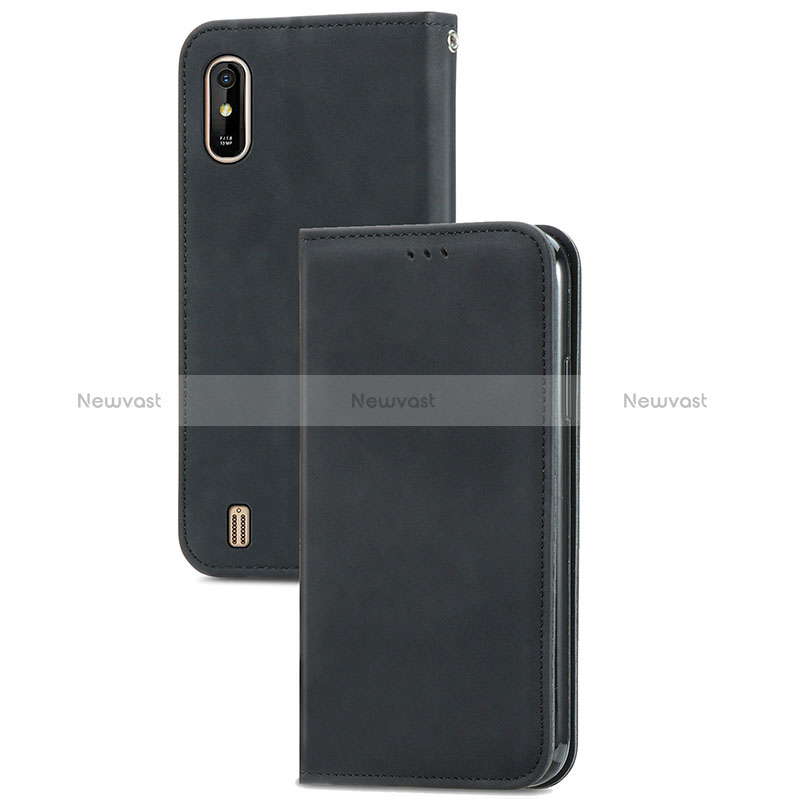 Leather Case Stands Flip Cover Holder S04D for Wiko Y81