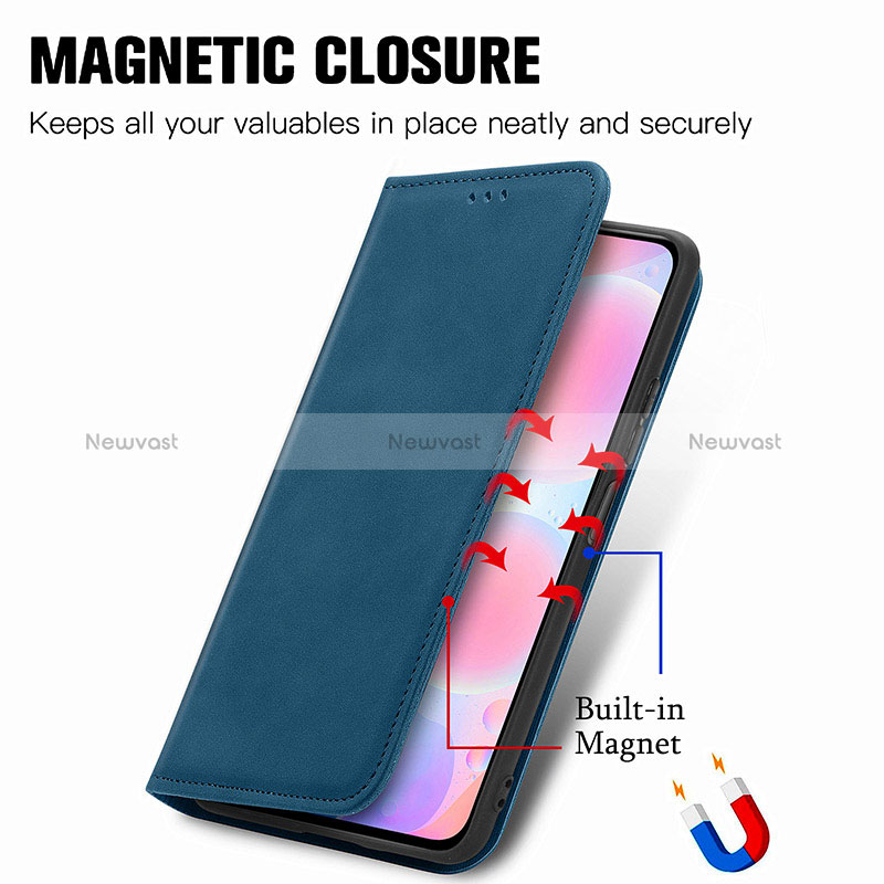 Leather Case Stands Flip Cover Holder S04D for Xiaomi Mi 11i 5G