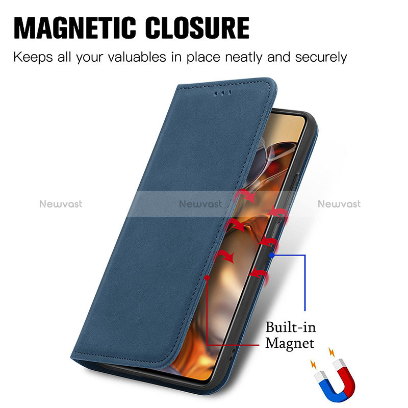 Leather Case Stands Flip Cover Holder S04D for Xiaomi Mi 11T Pro 5G