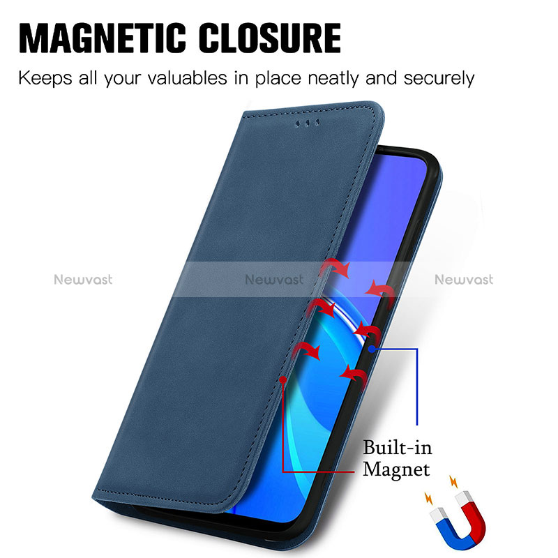 Leather Case Stands Flip Cover Holder S04D for Xiaomi Redmi 9