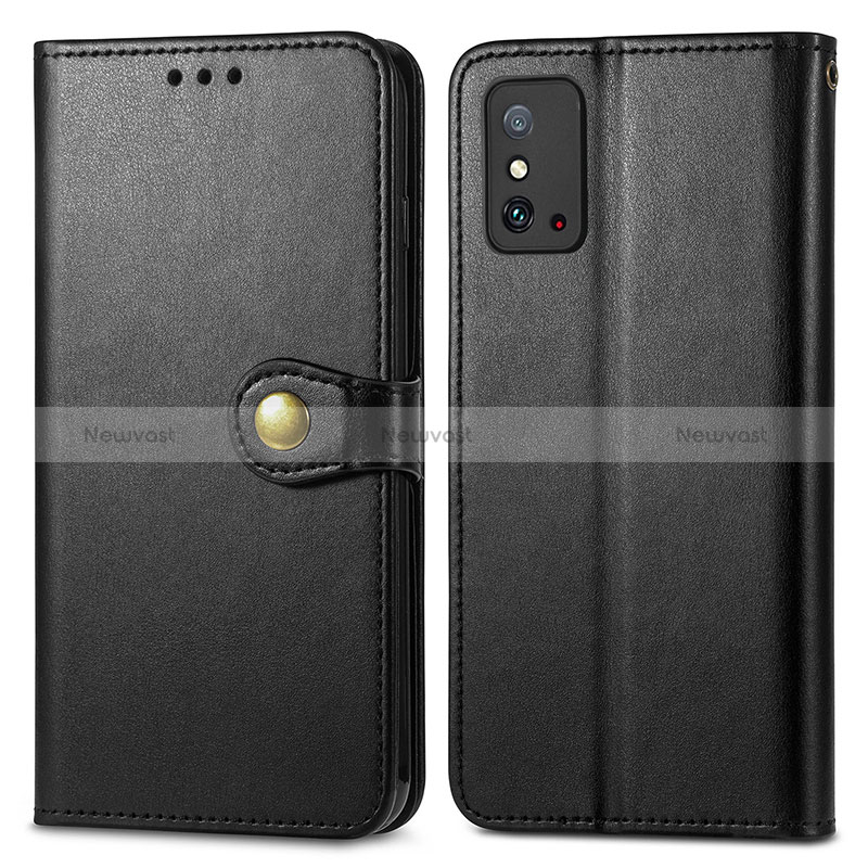 Leather Case Stands Flip Cover Holder S05D for Huawei Honor X10 Max 5G Black