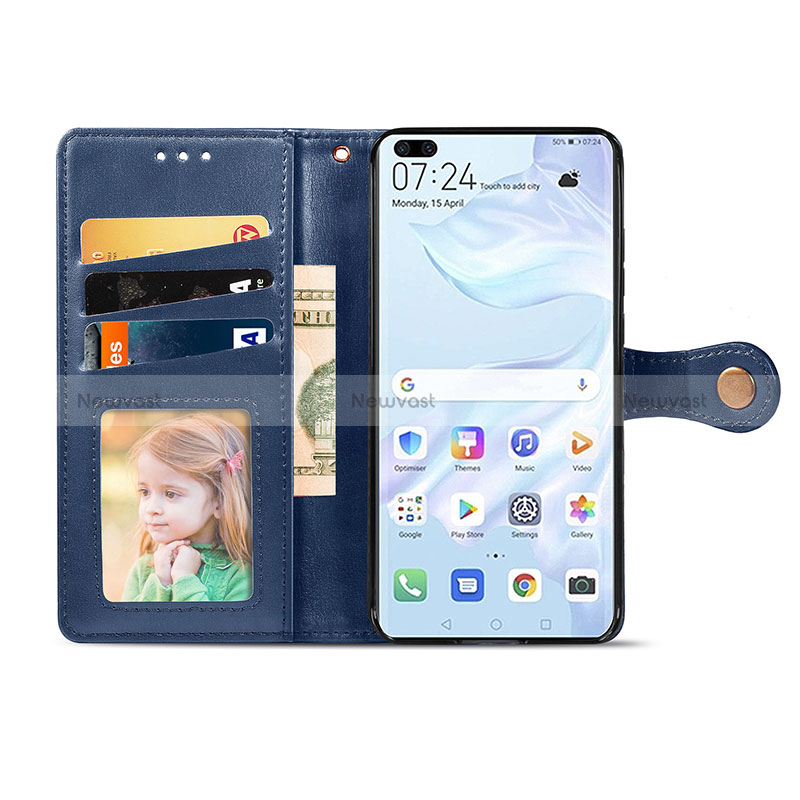 Leather Case Stands Flip Cover Holder S05D for Huawei P40