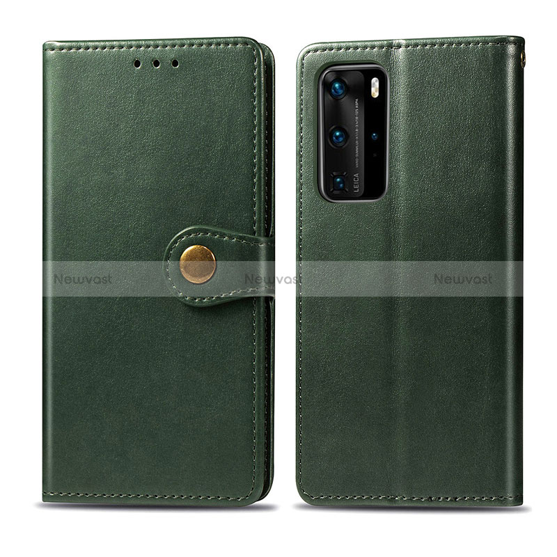 Leather Case Stands Flip Cover Holder S05D for Huawei P40 Pro