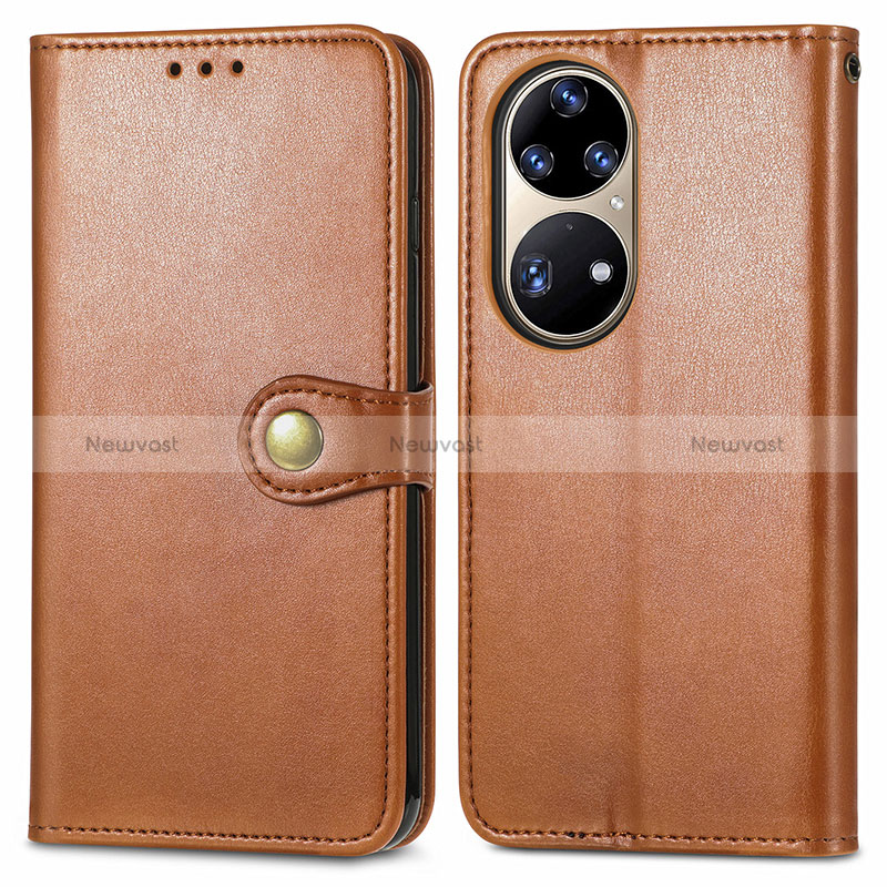 Leather Case Stands Flip Cover Holder S05D for Huawei P50