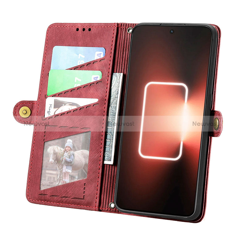 Leather Case Stands Flip Cover Holder S05D for Realme GT Neo5 240W 5G