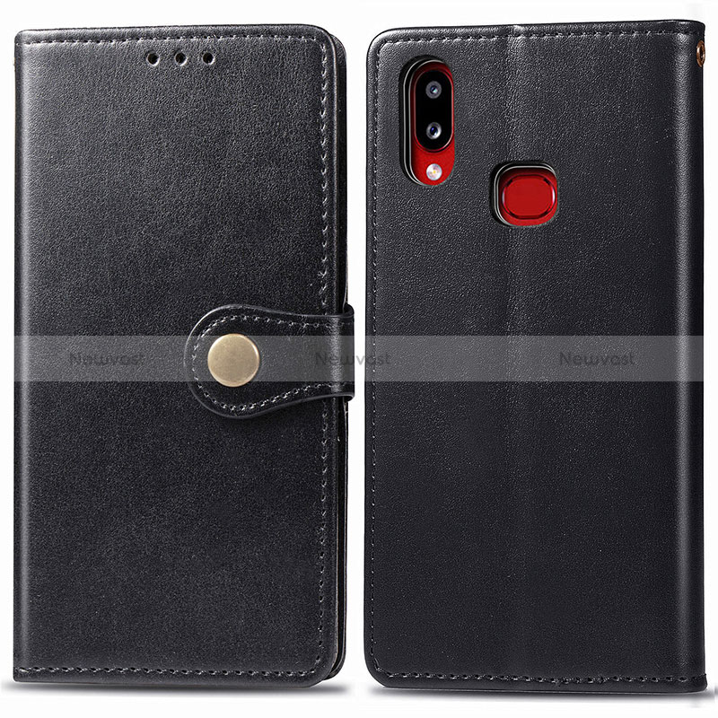 Leather Case Stands Flip Cover Holder S05D for Samsung Galaxy A10s