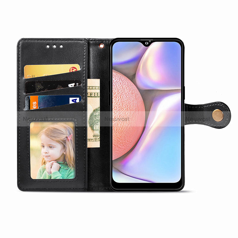 Leather Case Stands Flip Cover Holder S05D for Samsung Galaxy A10s