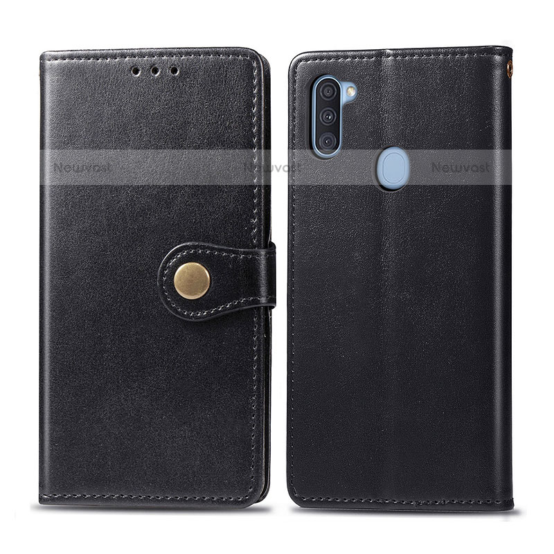 Leather Case Stands Flip Cover Holder S05D for Samsung Galaxy A11