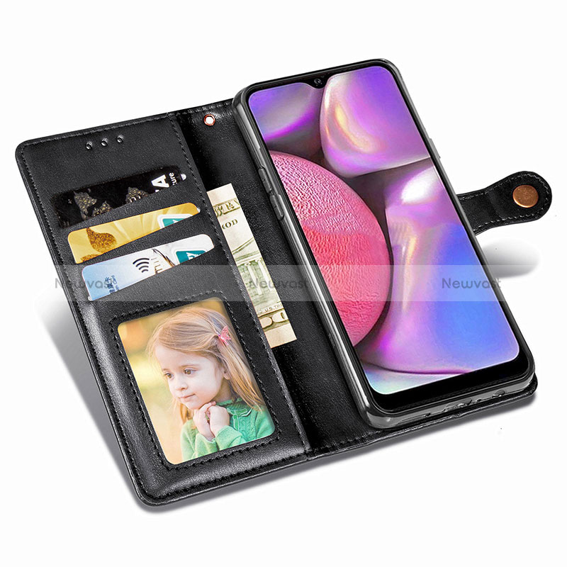 Leather Case Stands Flip Cover Holder S05D for Samsung Galaxy A20s