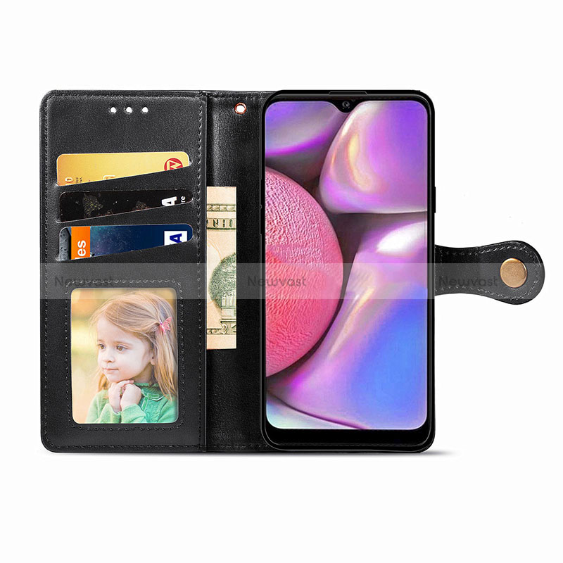 Leather Case Stands Flip Cover Holder S05D for Samsung Galaxy A20s