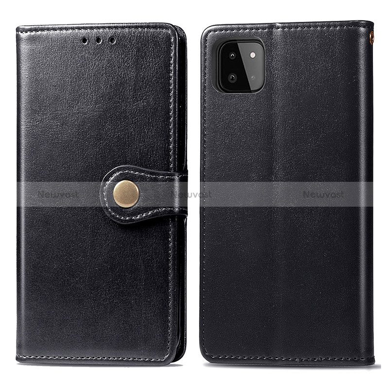 Leather Case Stands Flip Cover Holder S05D for Samsung Galaxy A22 5G