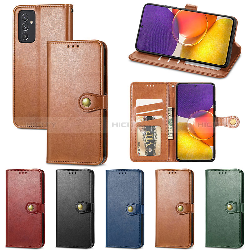 Leather Case Stands Flip Cover Holder S05D for Samsung Galaxy A25 5G